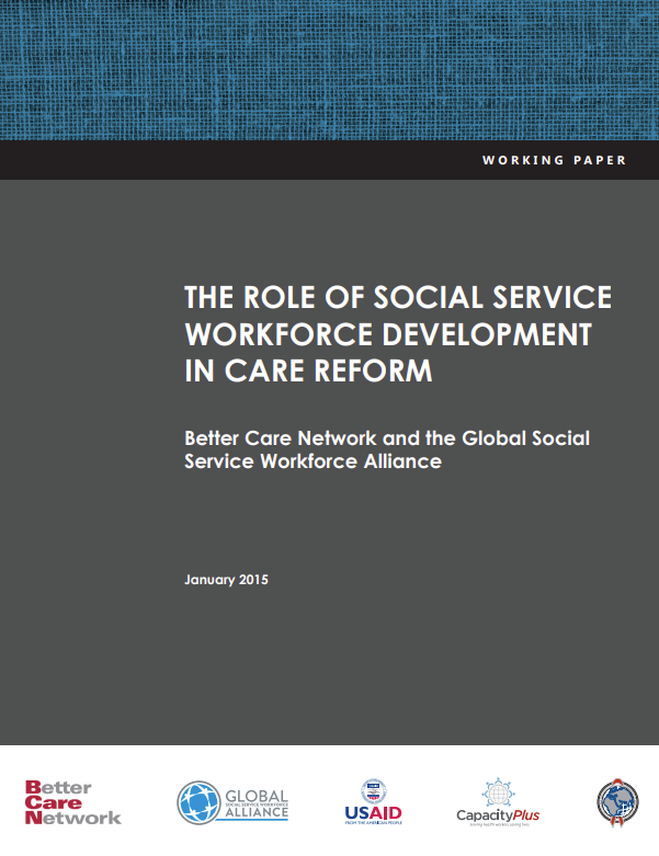 social service workforce in care reform