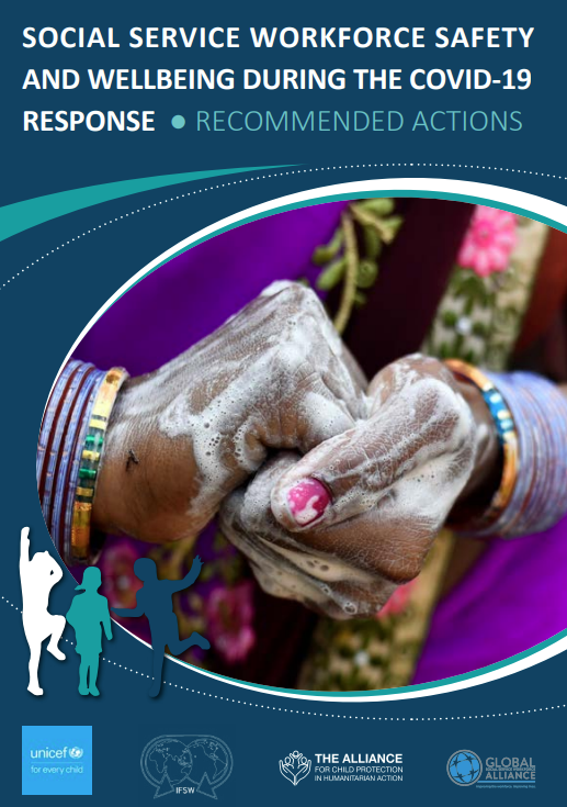Cover of social service workforce safety and wellbeing during the COVID-19 response