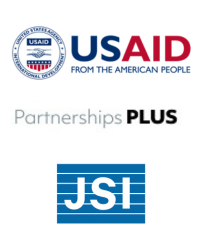 Partnership Plus, USAID and JSI logos